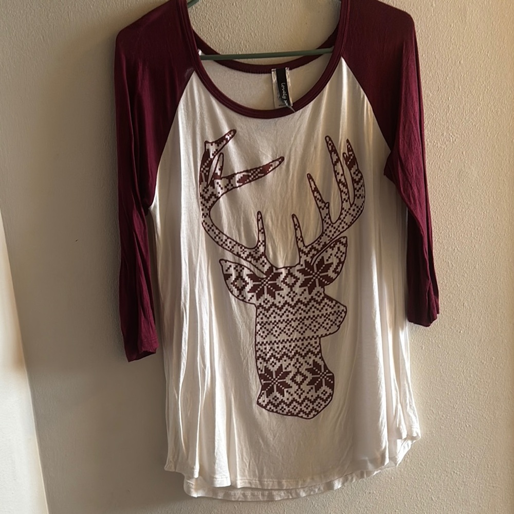 Christmas deer shirt